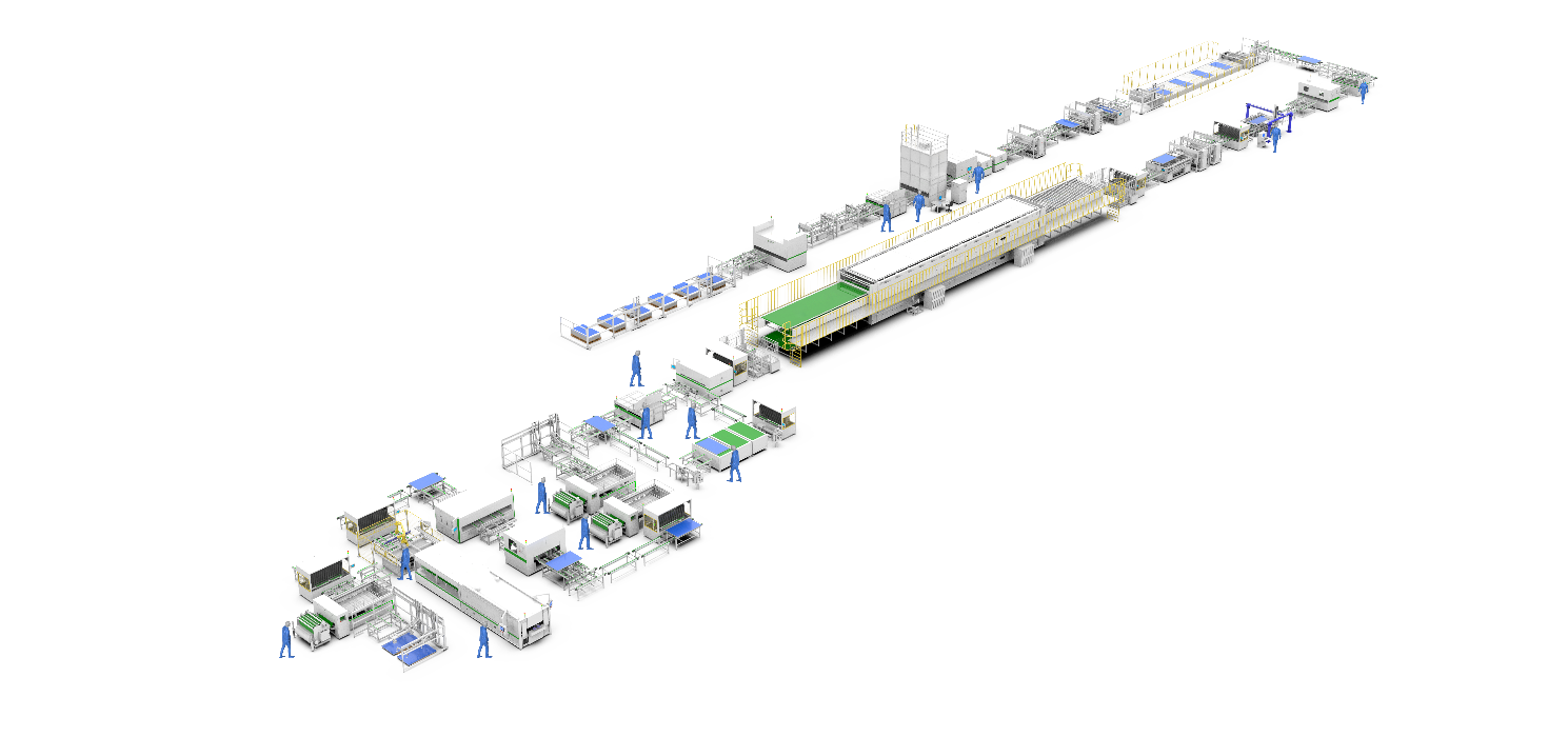100MW-150MW Fully Auto Solar Panel Production Line